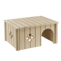 Ferplast (Ферпласт) Wodden House Rabbit - Деревянный домик для кроликов (33х23.6х16 см) в E-ZOO