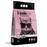 Lindocat (Ліндокет) Prestige Baby Powder - Бентонітовий наповнювач для котячого туалету з ароматом дитячої присипки (10 л) в E-ZOO