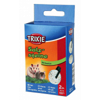 Trixie (Тріксі) Salt Lick with Vegetables - Мінерал-сіль з травами на тримачі для гризунів (120 г) в E-ZOO