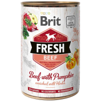 Brit (Брит) Fresh Beef & Pumpkin - Консервы с говядиной и тыквой для собак (400 г) в E-ZOO