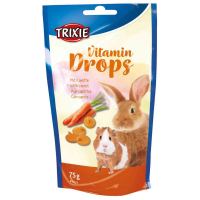 Trixie (Тріксі) Vitamin Drops - Вітамін для кроликів і морських свинок з морквою (75 г) в E-ZOO