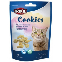 Trixie (Трикси) Cookies - Печенье с лососем и кошачьей мятой для котов и кошек (50 г) в E-ZOO