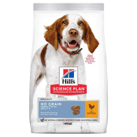 Hill's (Хиллс) Science Plan Adult No Grain Medium with Chicken - Сухой беззерновой корм с курицей для взрослых собак средних пород от 1 года до 6 лет (2,5 кг)