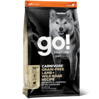 GO! (Гоу!) Carnivore Grain Free Lamb+Wild Boar Dog recipe (32/16) - Беззерновой Сухой корм с ягненком и мясом дикого кабана для взрослых собак и щенков всех пород (10 кг)