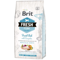 Brit (Брит) Fresh Fish Pumpkin Adult Large - Сухой корм с рыбой и тыквой для взрослых собак крупных пород (2,5 кг) в E-ZOO