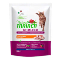 Trainer (Трейнер) Natural Super Premium Adult Sterilised with fresh White Meats - Сухий корм з білим м'ясом для дорослих стерилізованих котів (10 кг) в E-ZOO