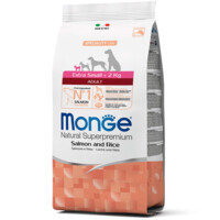 Monge (Монж) Extra Small Adult - Сухой корм с лососем и рисом для взрослых собак мелких пород (2,5 кг) в E-ZOO
