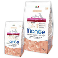 Monge (Монж) Extra Small Adult - Сухой корм с лососем и рисом для взрослых собак мелких пород (2,5 кг)