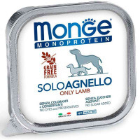 Monge (Монж) Monoprotein Dog Solo Agnello 100% - Монопротеиновый паштет с ягненком для собак (150 г)
