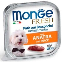 Monge (Монж) DOG FRESH - Ніжний паштет з м'ясом качки для собак (100 г) в E-ZOO