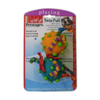 Petstages (Петстейджес) Twin Pull - Игрушка для собак "Два мяча на канате" (Ø6,5 см) в E-ZOO