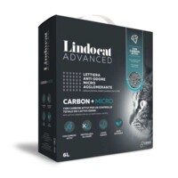 Lindocat (Ліндокет) Active Plus Carbon (box) - Наповнювач, що комкується, з вугільними гранулами (6 л) в E-ZOO