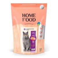 Home Food (Хоум Фуд) Сухой корм «Индейка и телятина» для взрослых котов британской короткошерстной породы (400 г) в E-ZOO