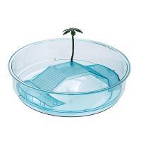 Ferplast (Ферпласт) Turtle Bowl Oasi - Круглий пластиковий акваріум для черепах (d34,5x9,5 см) в E-ZOO