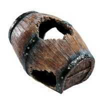 Ferplast (Ферпласт) Resin decoration Small Barrel - Декоративная деревянная бочка для аквариумов (Ø13x16,5 см)