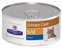 Hill's (Хиллс) Wet PD Feline s/d Urinary Care - Консервированный корм-диета со свининой для кошек при заболевании мочеполовой системы (156 г) в E-ZOO