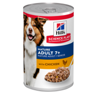 Hill's (Хиллс) Wet SP Canine Mature Adult 7+ Chicken – Консервированный корм с курицей для стареющих собак старше 7 лет (370 г)