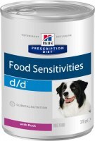 Hill's (Хиллс) Wet PD Canine d/d Duck- Консервированный корм-диета с уткой для собак при аллергии (370 г)