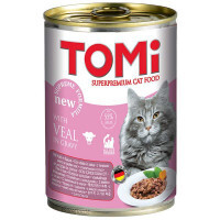 TOMi (Томи) Veal - Консервы, влажный корм с телятиной для котов всех возрастов и пород (400 г) в E-ZOO
