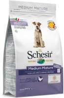 Schesir (Шезир) Dog Medium Mature - Сухой монопротеиновый корм с курицей для пожилых или малоактивных собак средних пород (3 кг)