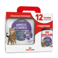 Royal Canin (Роял Канин) Appetite Control - Сухой корм с птицей для кошек предрасположенных к набору лишнего веса, в том числе после стерилизации (3,5 кг + 12 (85 г))
