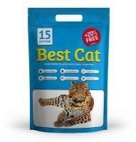 Best Cat (Бест Кэт) Blue Mint - Наполнитель силикагелевый для кошачьего туалета (15 л)