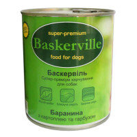 Baskerville (Баскервіль) Консерви з бараниною, картоплею і гарбузом для собак (800 г) в E-ZOO