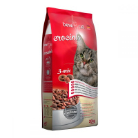Bewi Cat (Беви Кэт) Crocinis 3-Mix - Сухой корм с курицей, индейкой и печенью для кошек (20 кг) в E-ZOO