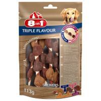 8in1 (8в1) Triple Flavour - Лакомство шашлычки для собак (6 шт./уп.)
