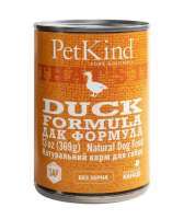 PetKind (ПетКайнд) Duck Formula - Конервированный корм с уткой для собак всех пород и возрастов (паштет) (369 г)