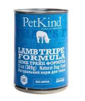 PetKind (ПетКайнд) Lamb Tripe Formula - Консервированный корм с ягненком, индейкой и рубцом для собак всех пород и возрастов (паштет) (369 г)