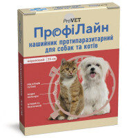 Pro VET (ПроВет) Профилайн - Ошейник противопаразитарный для собак и котов (35 см)