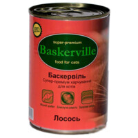 Baskerville (Баскервиль) Консервы для котов с лососем (400 г) в E-ZOO