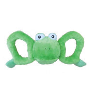 Jolly Pets (Джоллі Петс) TUG-A-MAL Frog Dog Toy - Іграшка-пискавка Жабеня для перетягування (11х33х11 см) в E-ZOO