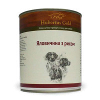 Hubertus Gold (Хубертус Голд) - Консервированный корм говядина с рисом для активных собак (800 г)