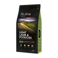 Profine (Профайн) Light Lamb&Potatoes - Сухой гипоаллергенный корм для контроля веса собак с ягненком и картофелем (15 кг)